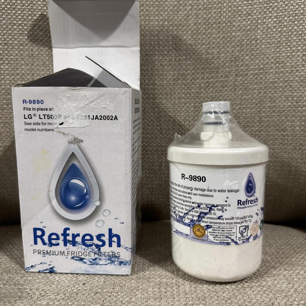 Refresh R-9890 Replacement Refrigerator Water Filter LG LT500P 5231J Compatible